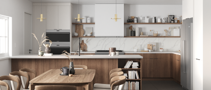 Architect and designer Ben Uyeda has teamed up with Skipp to create highly curated kitchen designs.